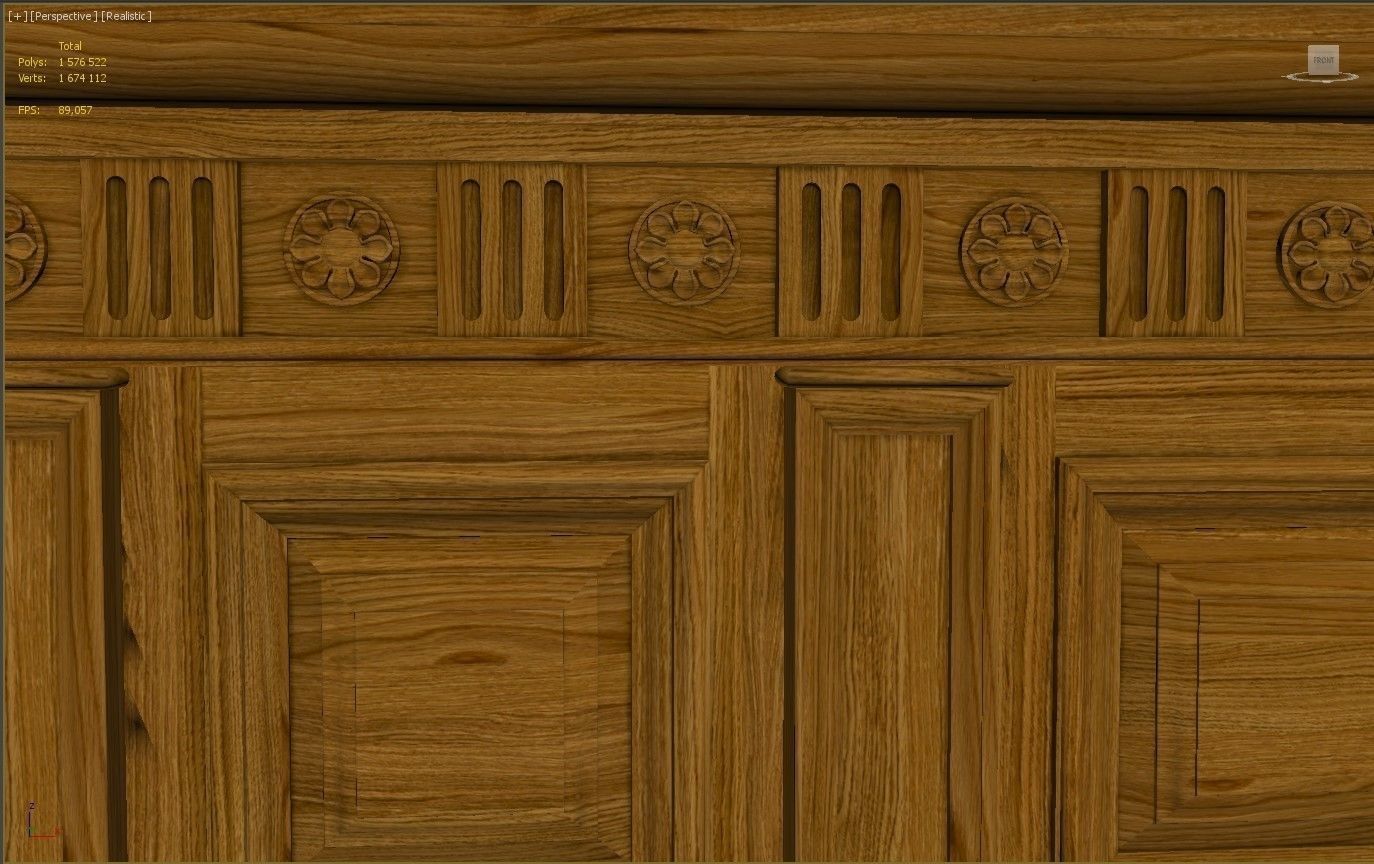 Wooden panel 03 05 3D model_52