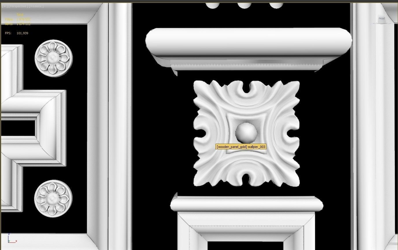 Wooden panel 03 05 3D model_51