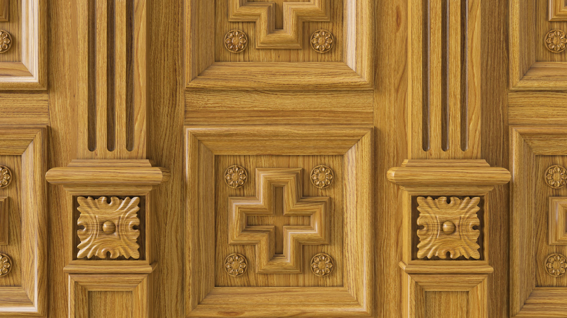 Wooden panel 03 05 3D model_13