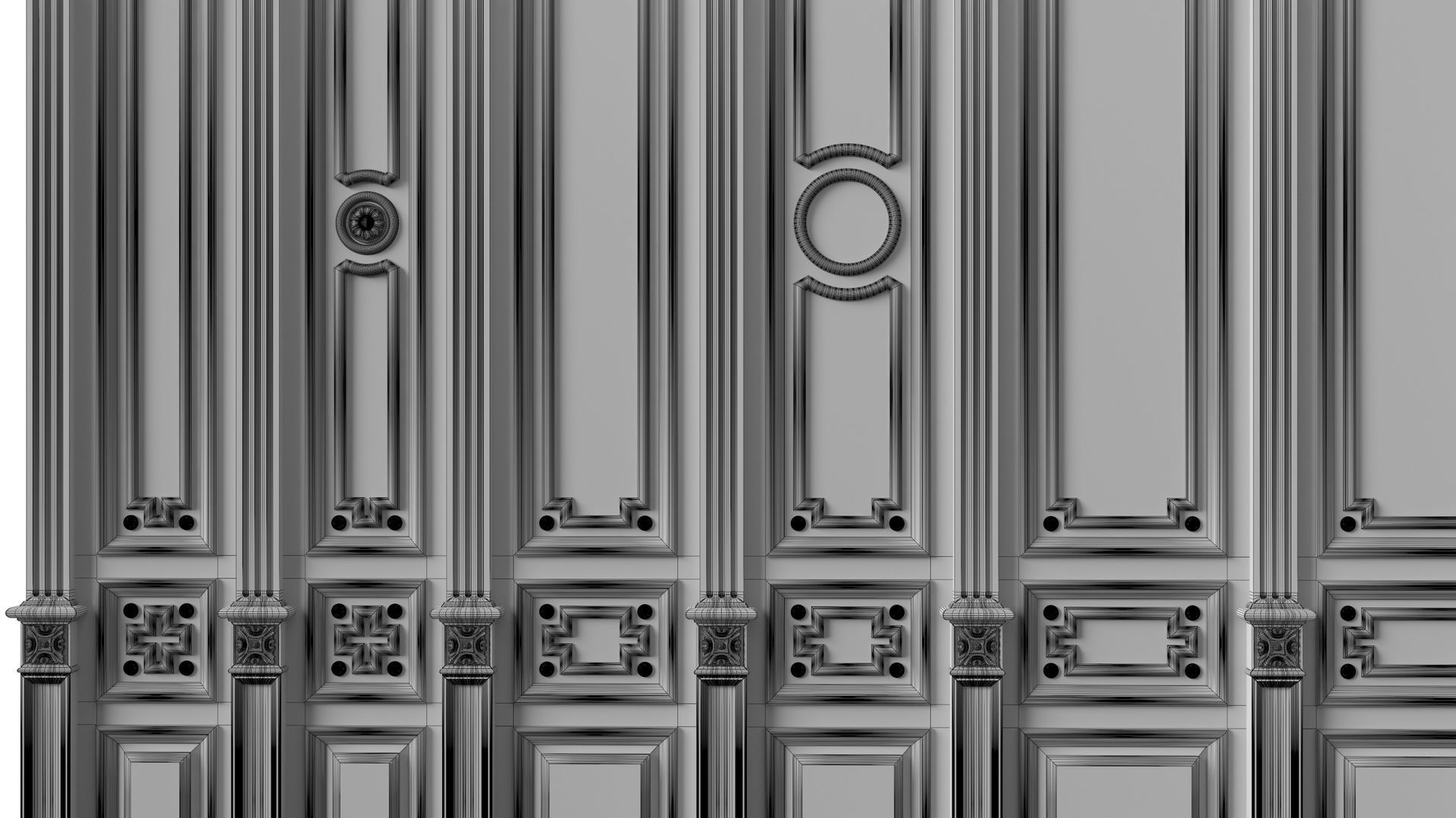 Wooden panel 03 05 3D model_27