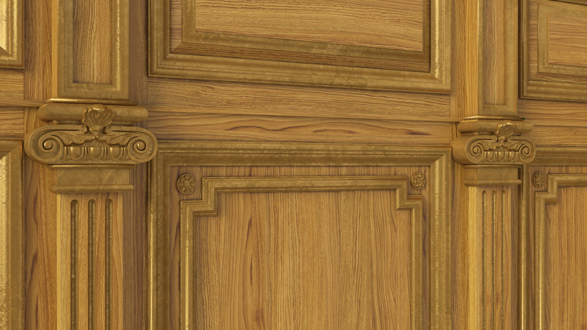 Wooden panel 03 05 3D model_18