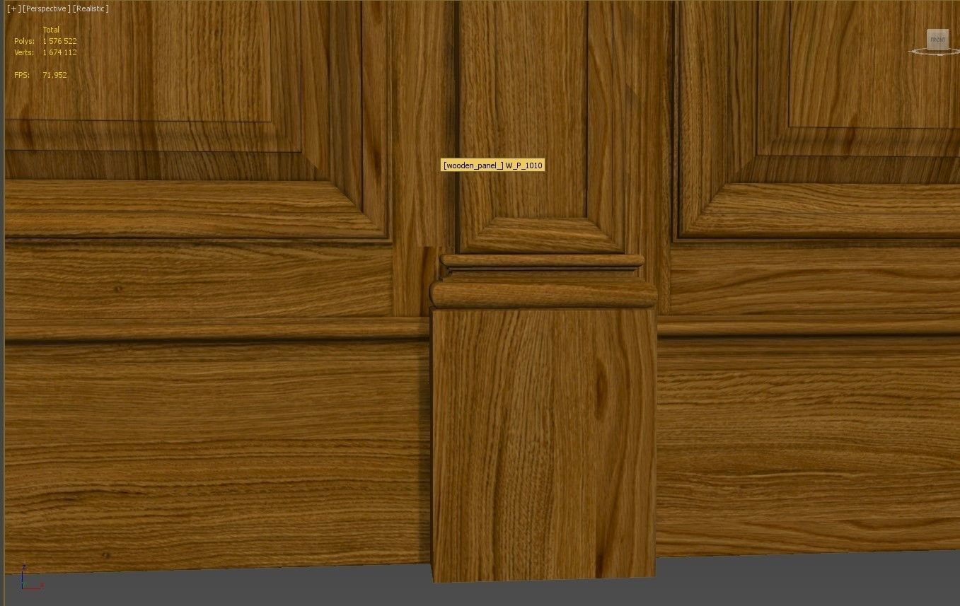 Wooden panel 03 05 3D model_62