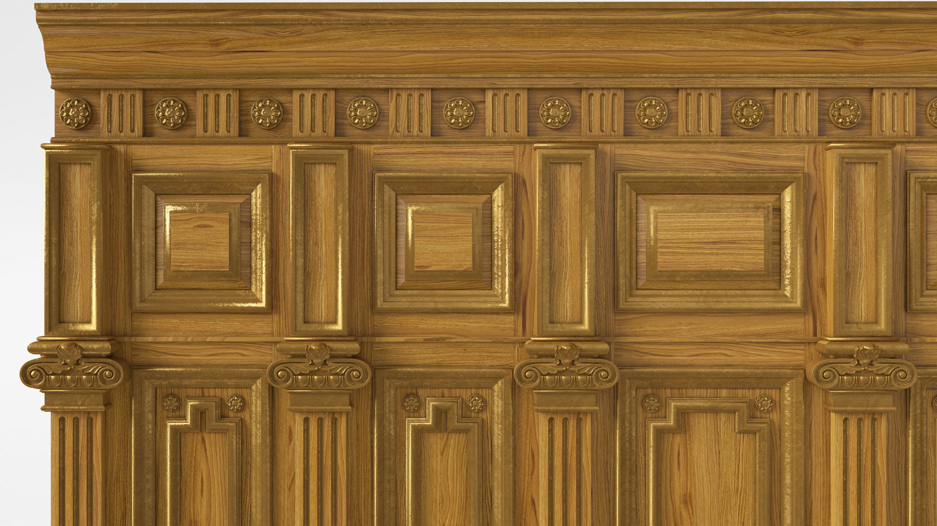 Wooden panel 03 05 3D model_17