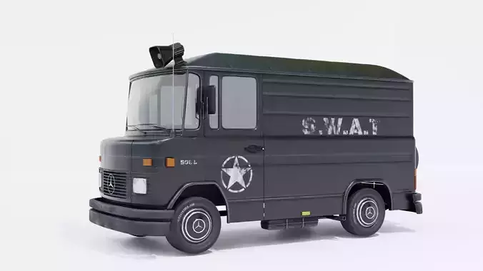 SWAT Mercedes 508 L 3D model