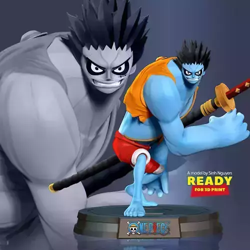 Nightmare Luffy - One Piece Fanart 3D print model