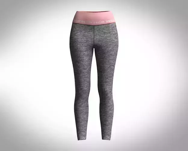 Ladies Leggings-Grey Melange