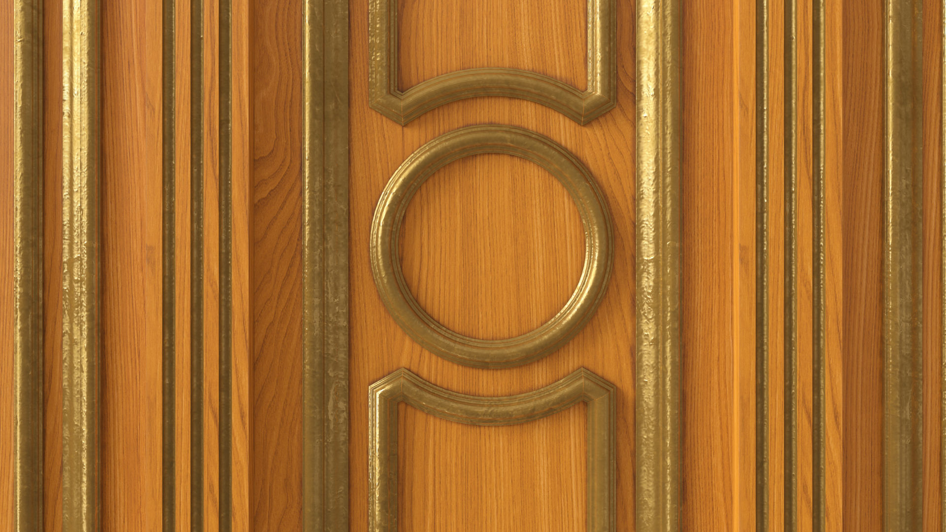 Wooden panel  03 06  3D model_19