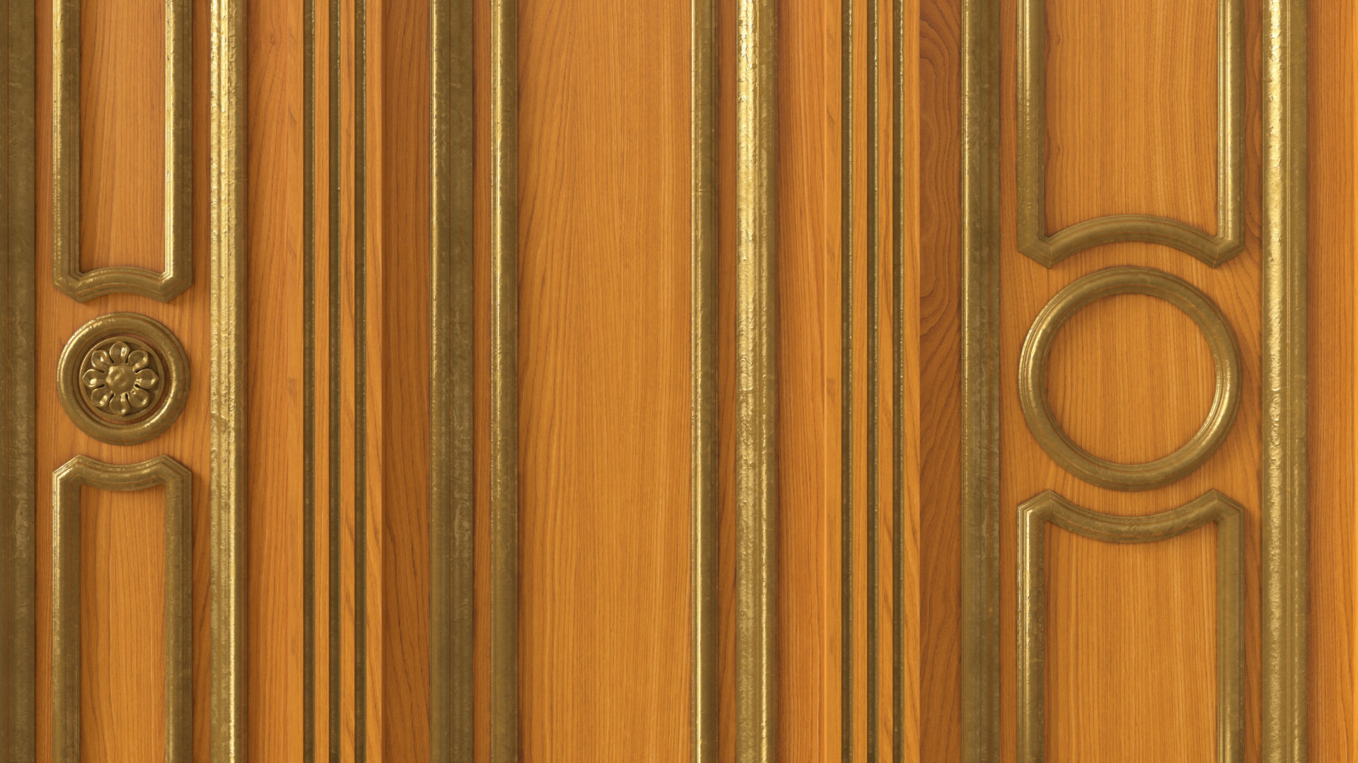 Wooden panel  03 06  3D model_24