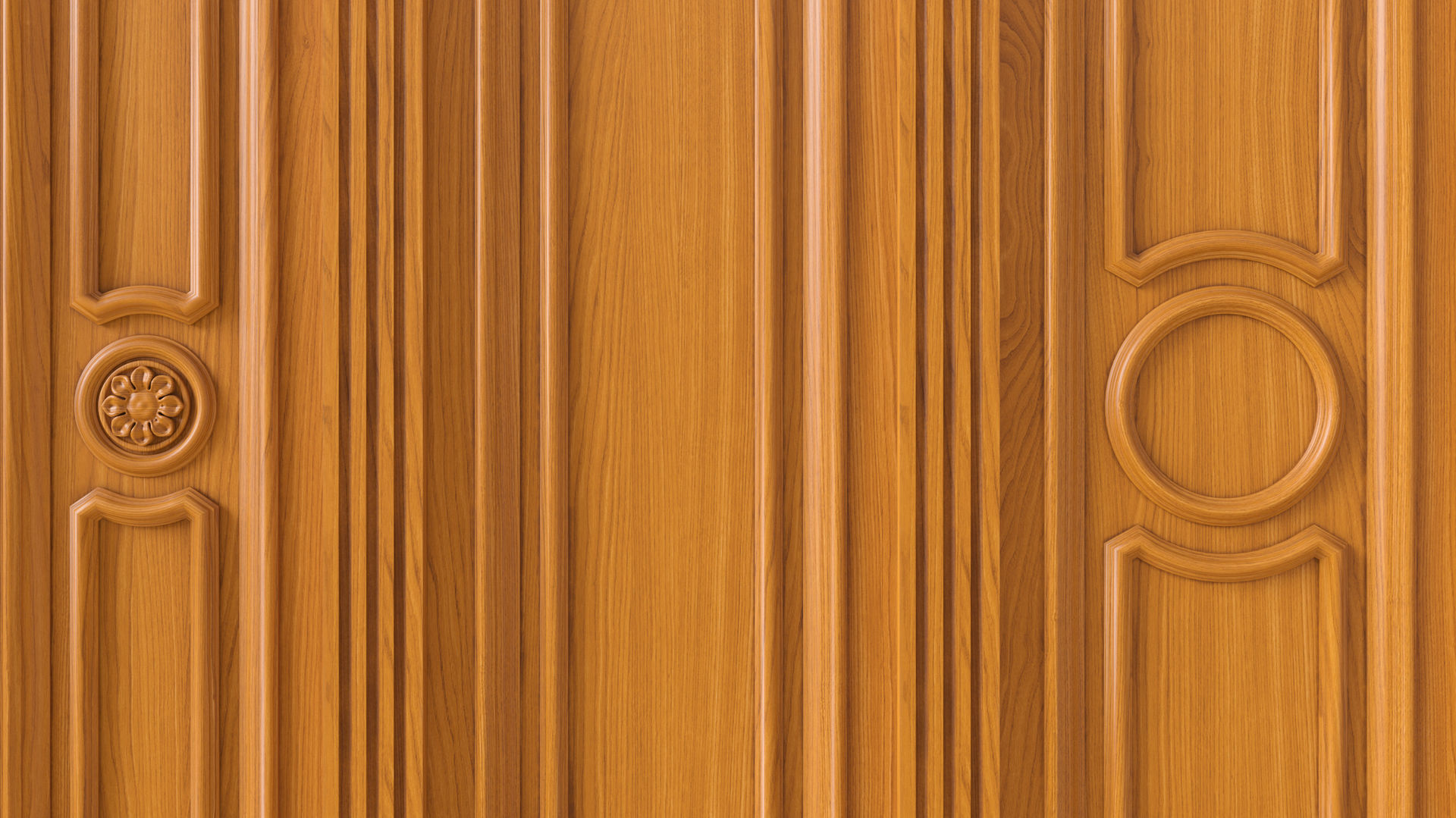 Wooden panel  03 06  3D model_8