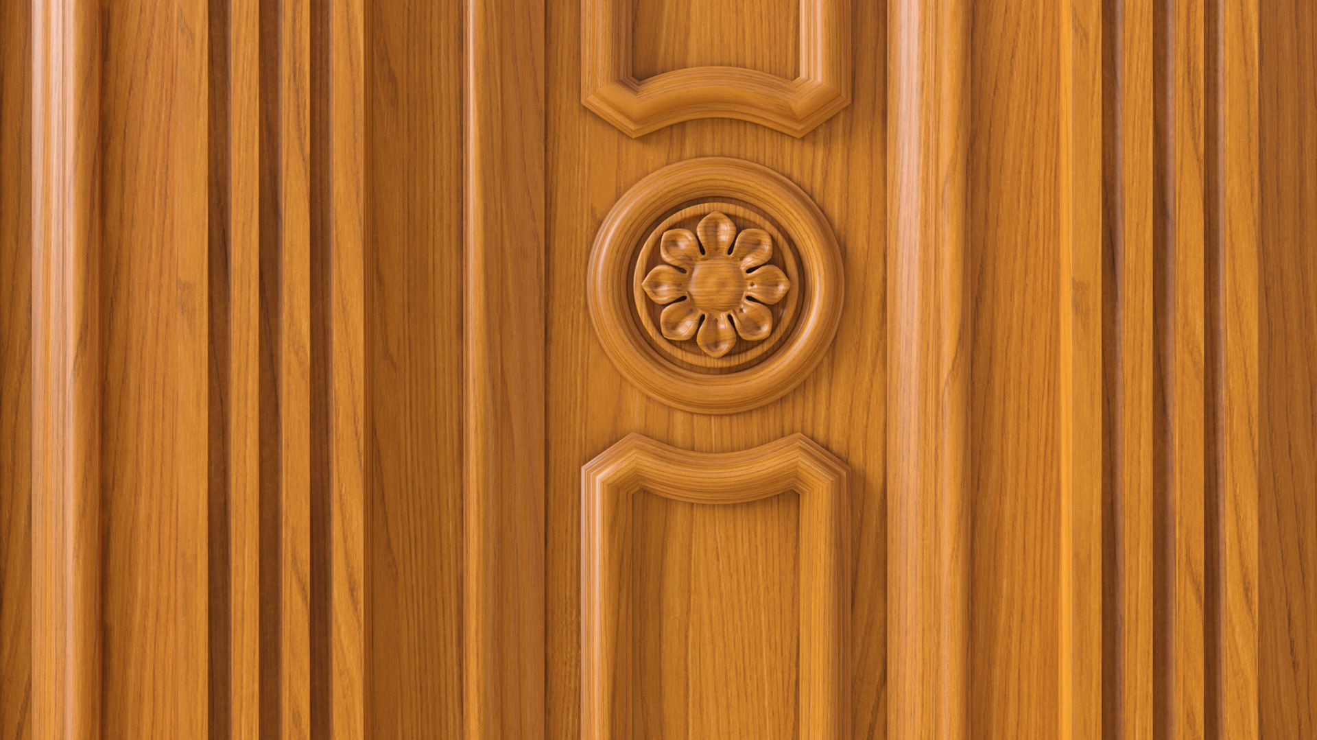 Wooden panel  03 06  3D model_3
