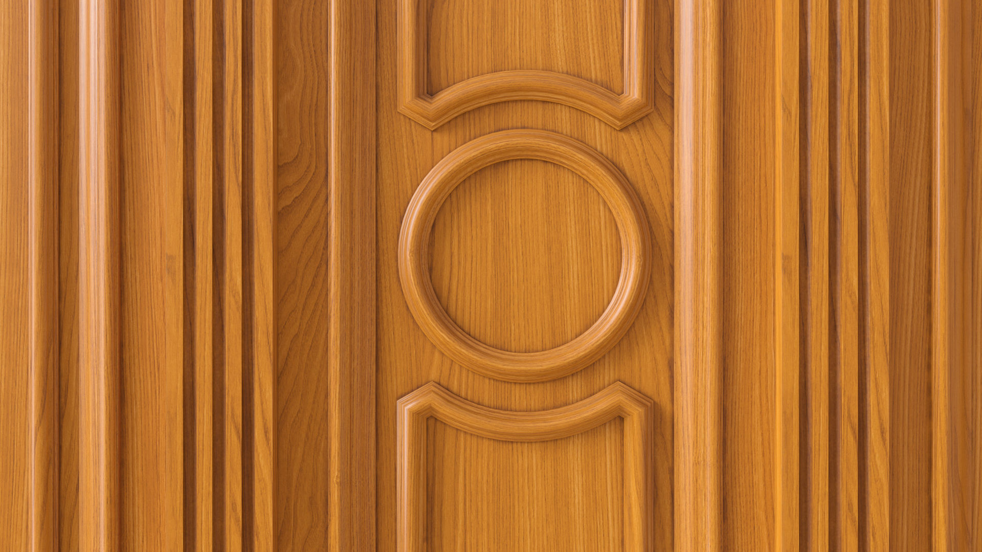 Wooden panel  03 06  3D model_5