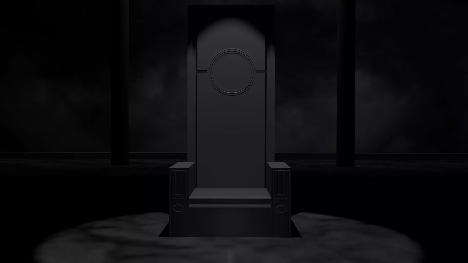 THRONE Low-poly 3D model_0