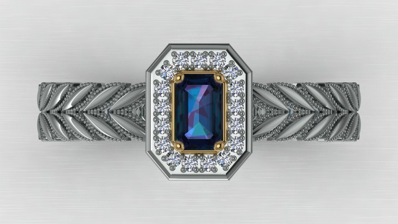 Baguette Ring - 01 - Ready to Print 3D print model_2