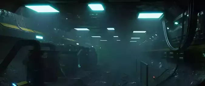 Sci-fi corridor