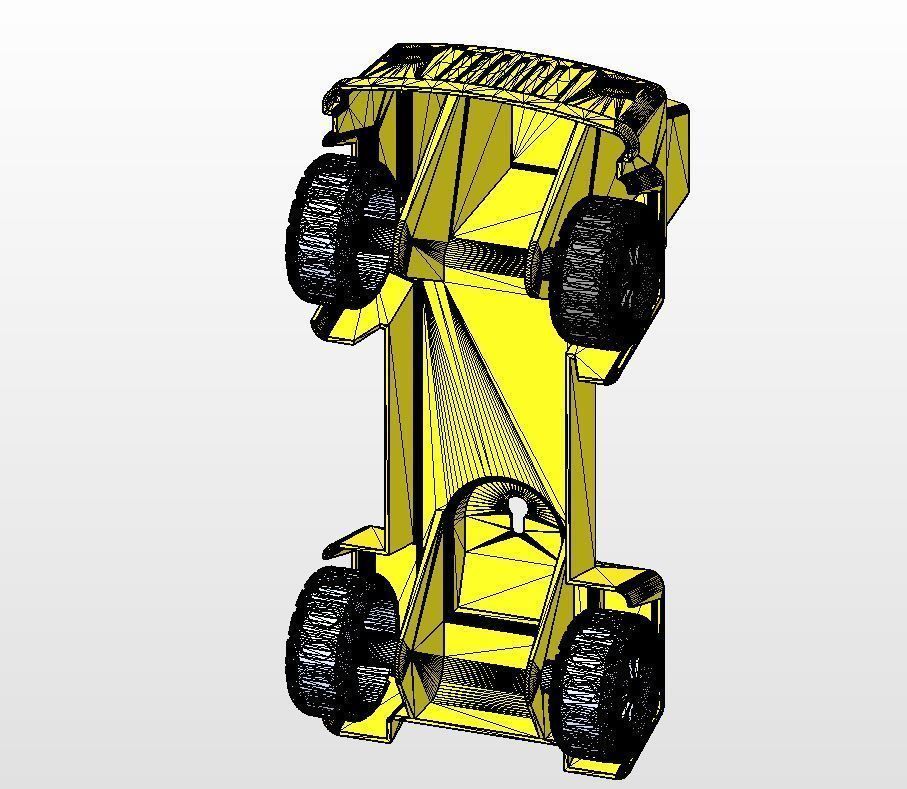 Toy car 3D print model_8