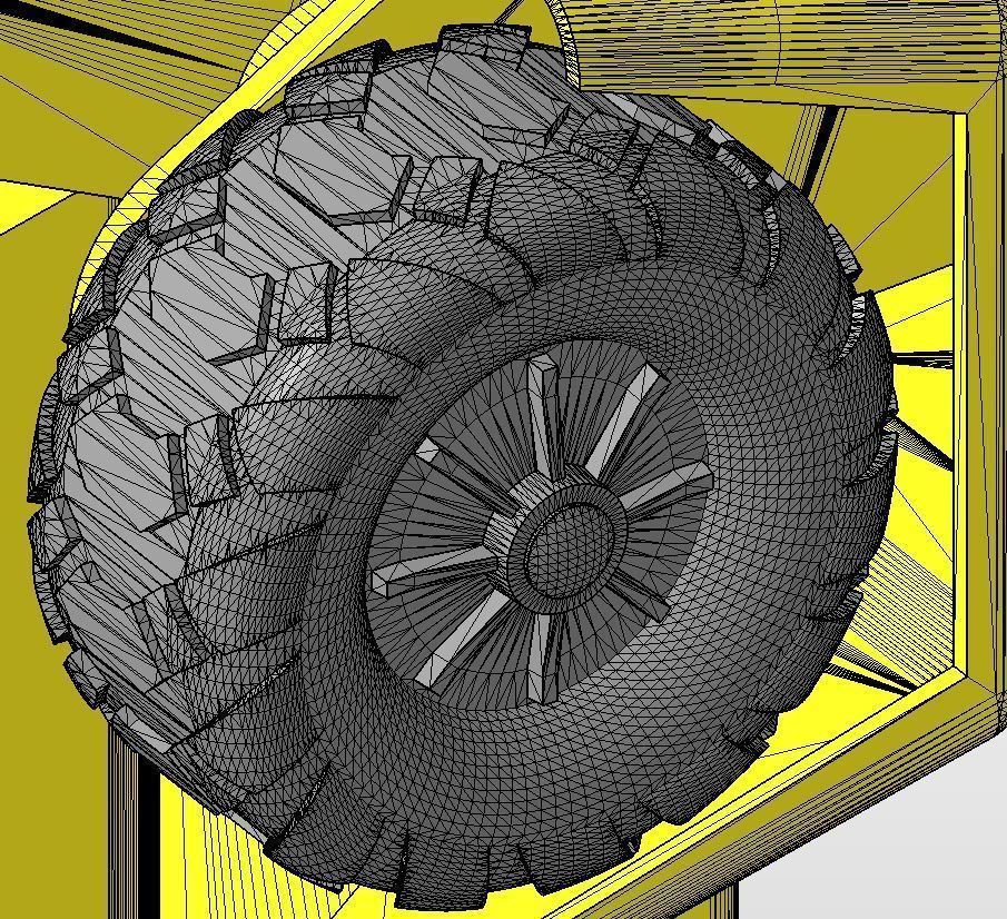 Toy car 3D print model_9