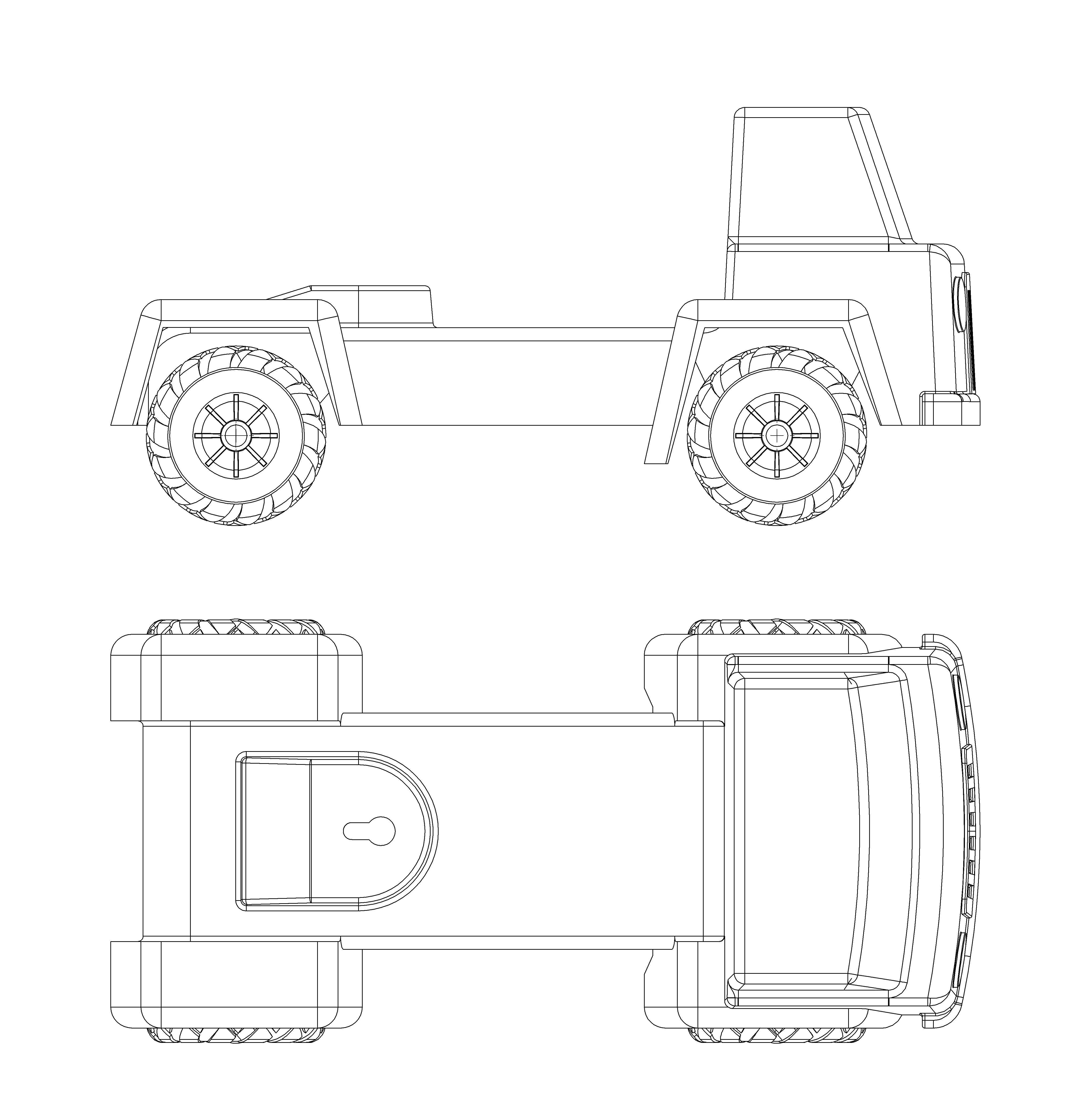 Toy car 3D print model_10