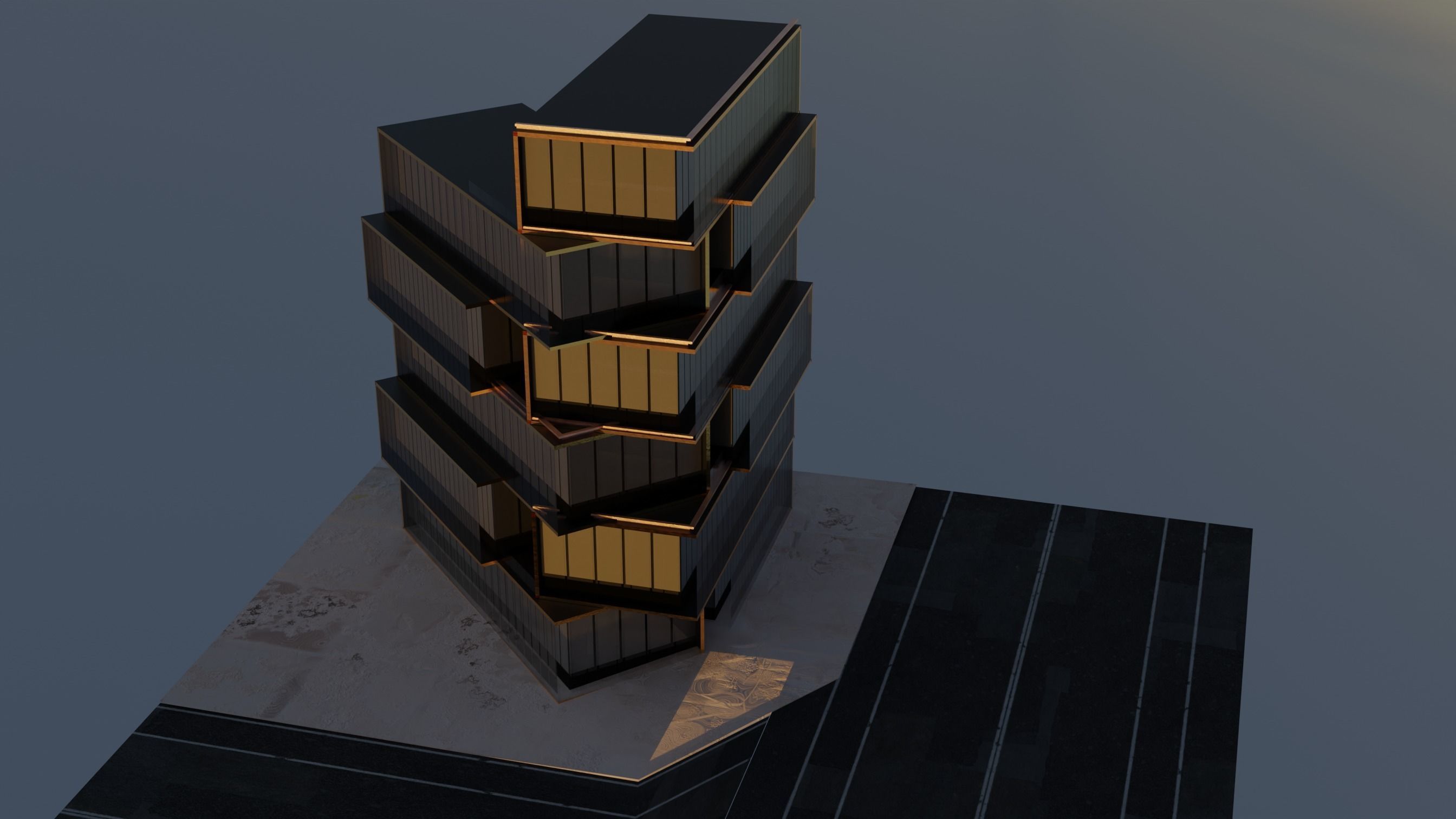 Moreno Building  3D model_4