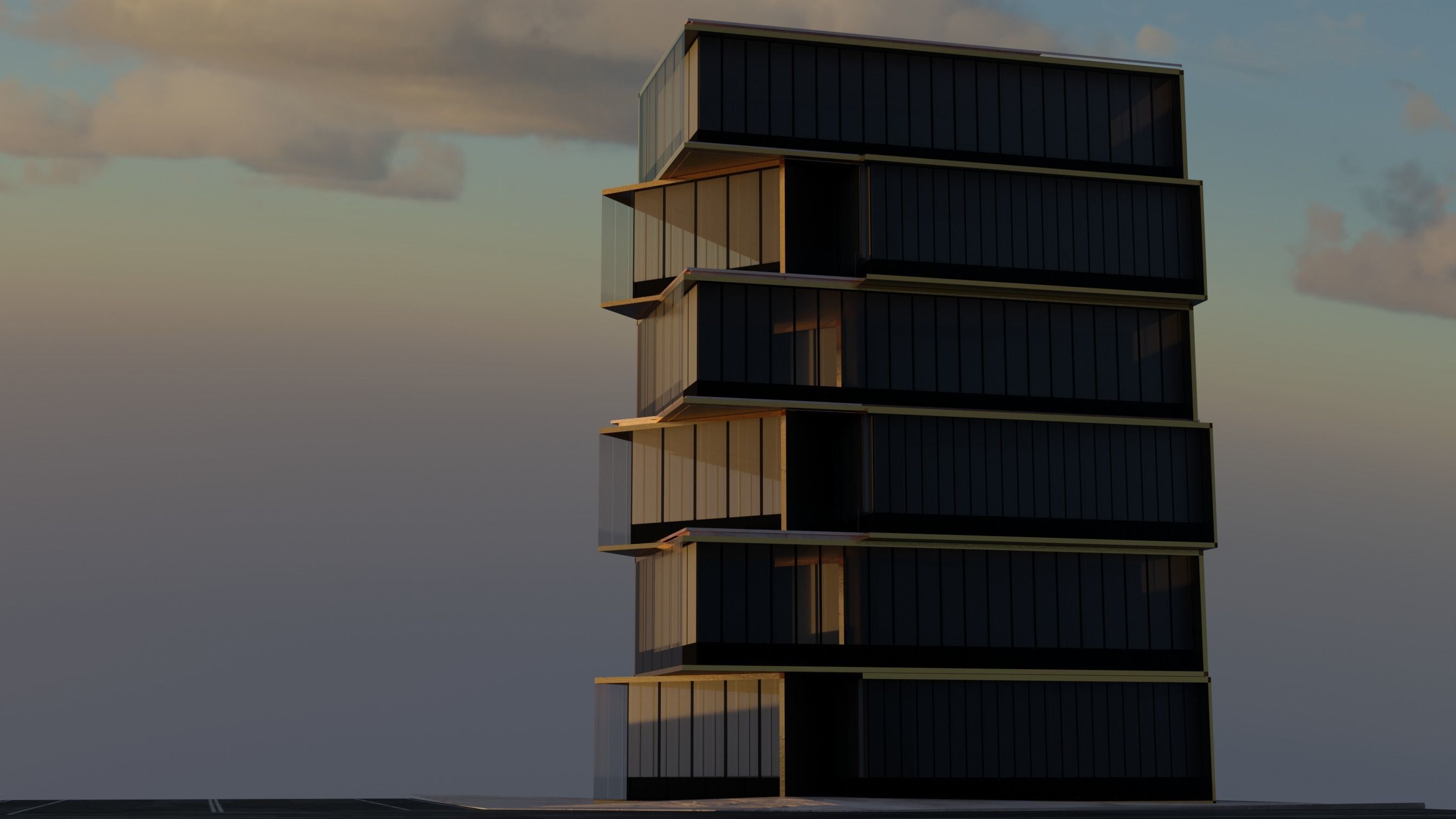 Moreno Building  3D model_1