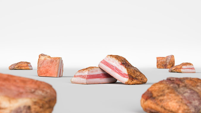 Guanciale 3D model 2