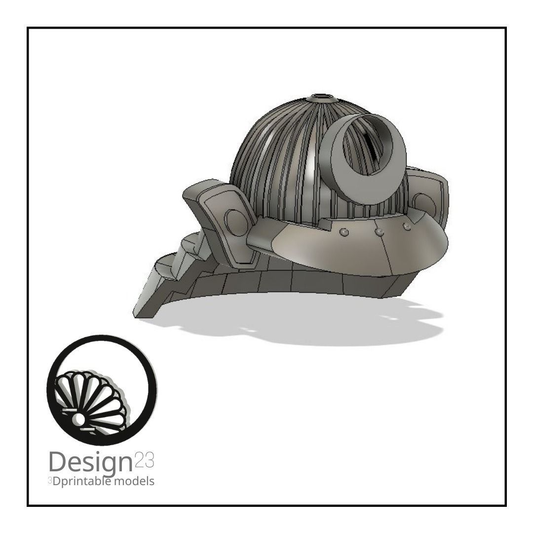 Samurai Helmet Kabuto 3D Printable Model 3D print model_1