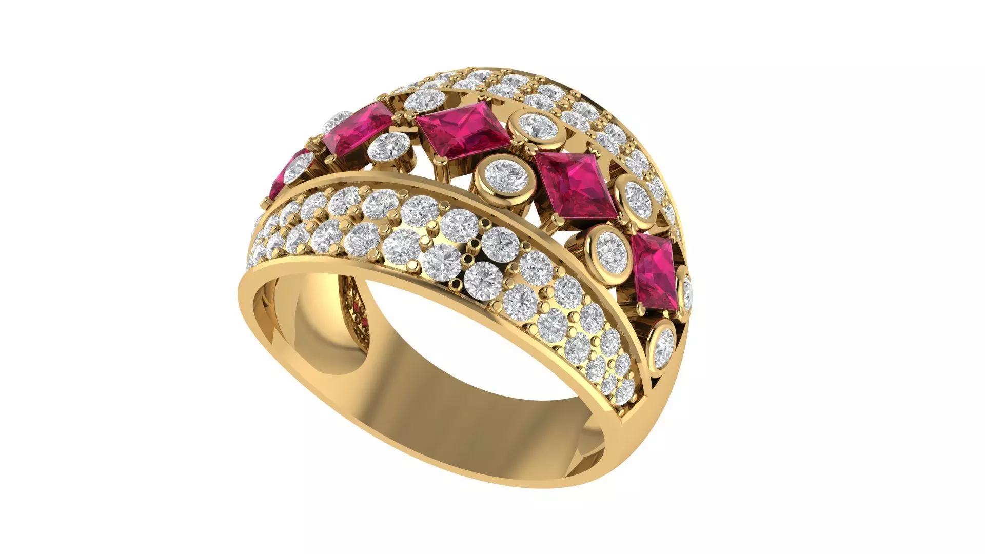 Beautiful Ring 3D print model_0