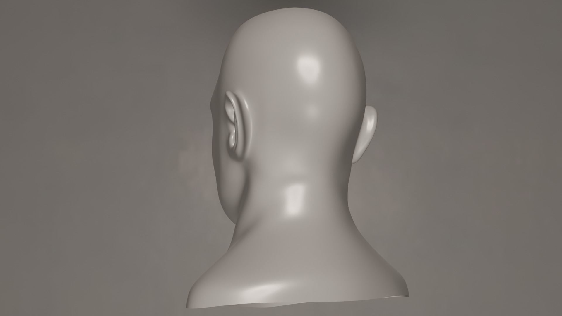 Male Head 3D model_20