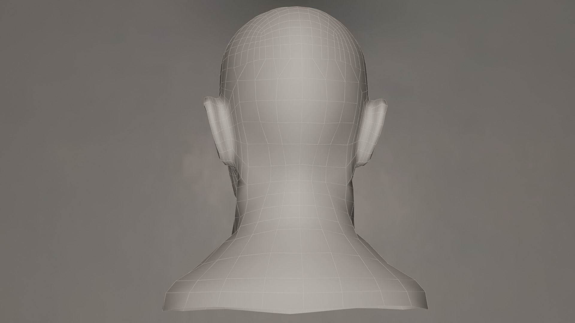 Male Head 3D model_23