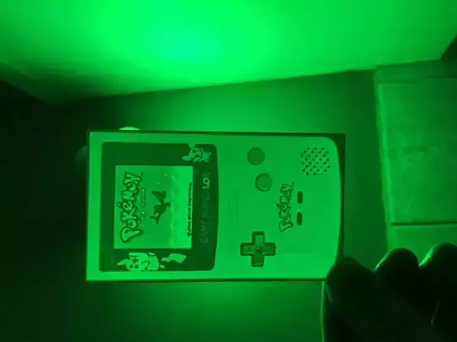 GameBoy Color Pikachu Pokemon Lithophane  3D model