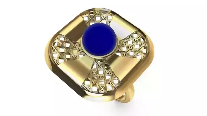 quadrant designer jali ring stl verified