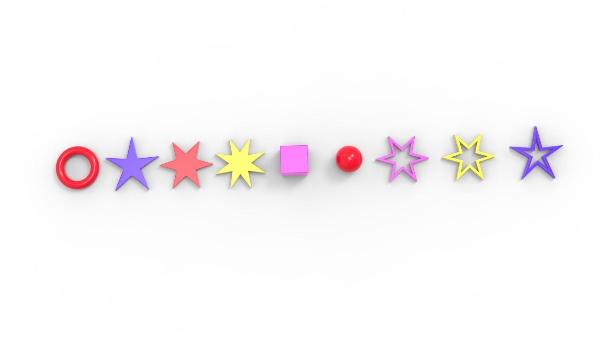 SHAPES-3D PRINTABLE Free 3D print model_25