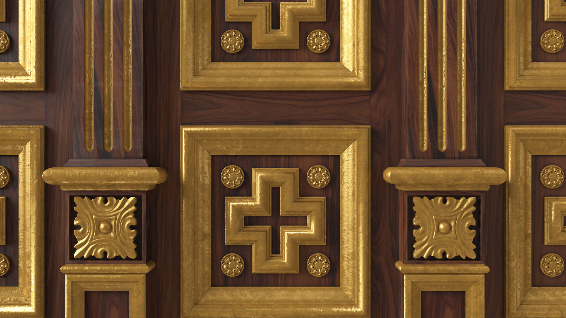 Wooden panel 03 07 3D model_19