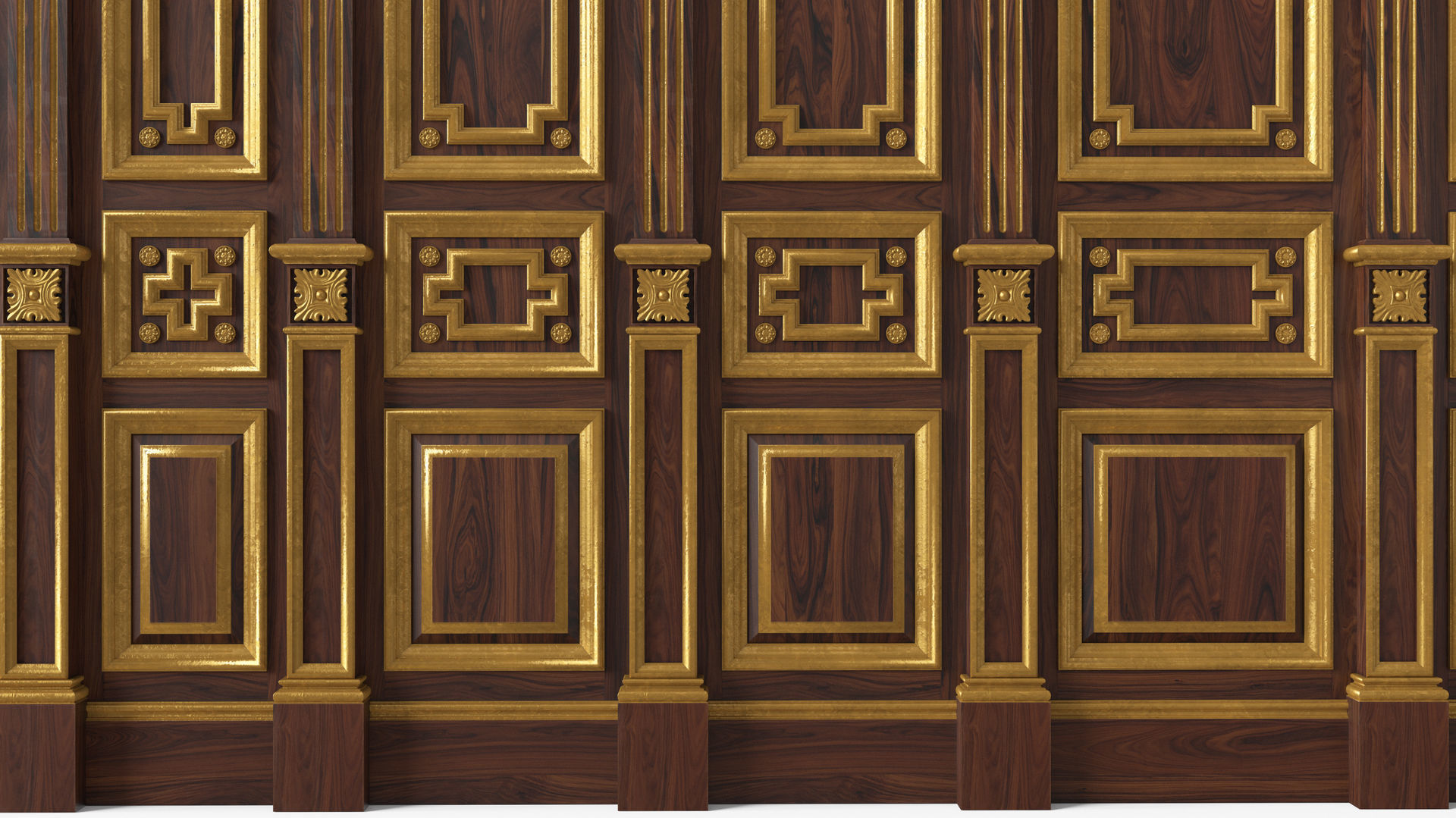 Wooden panel 03 07 3D model_17