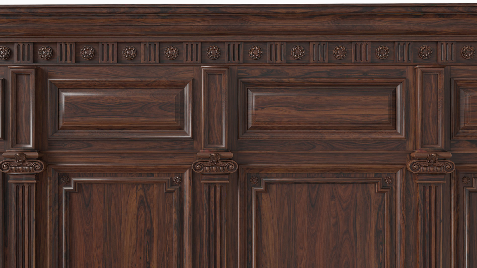 Wooden panel 03 07 3D model_9