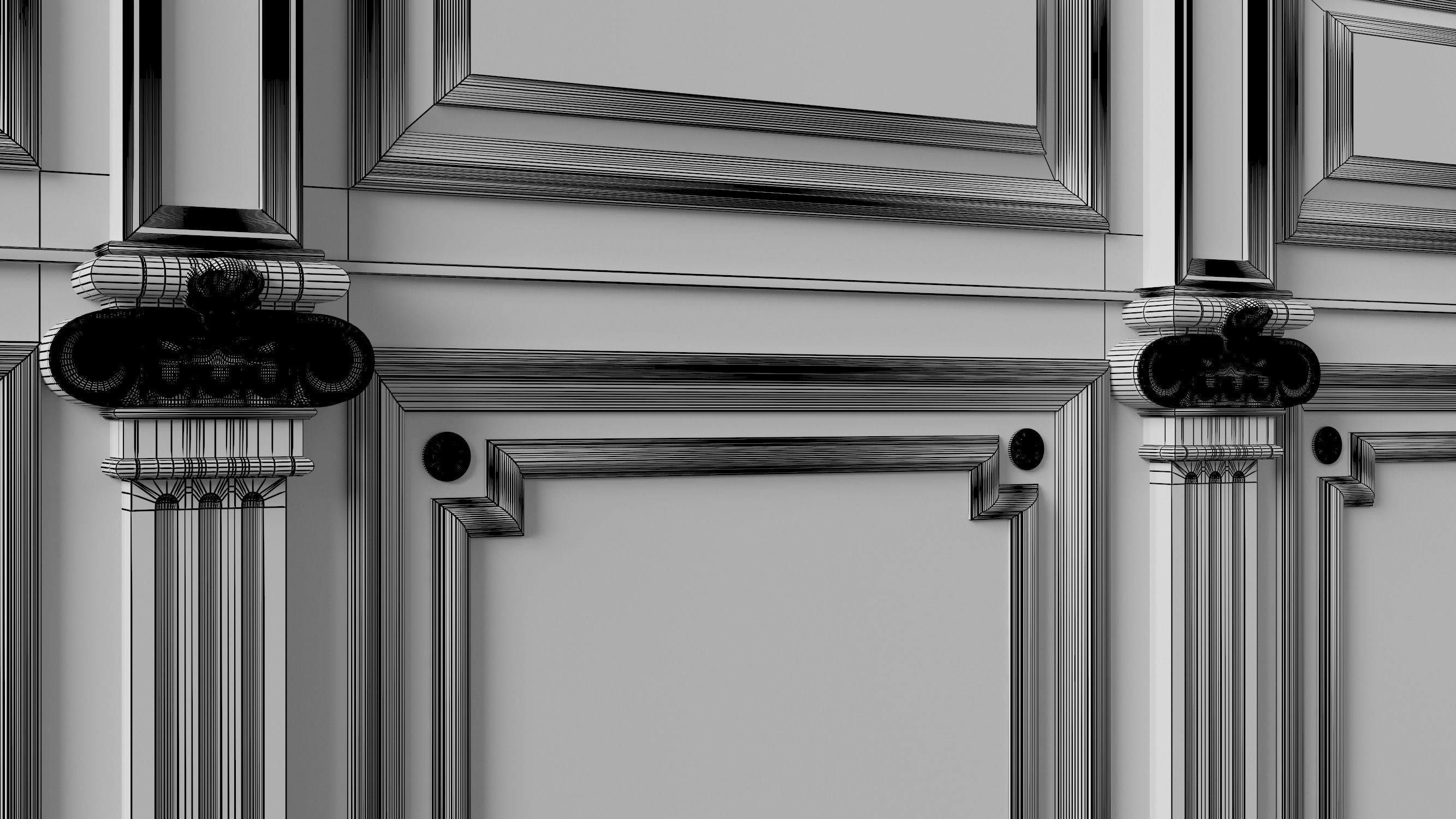 Wooden panel 03 07 3D model_38