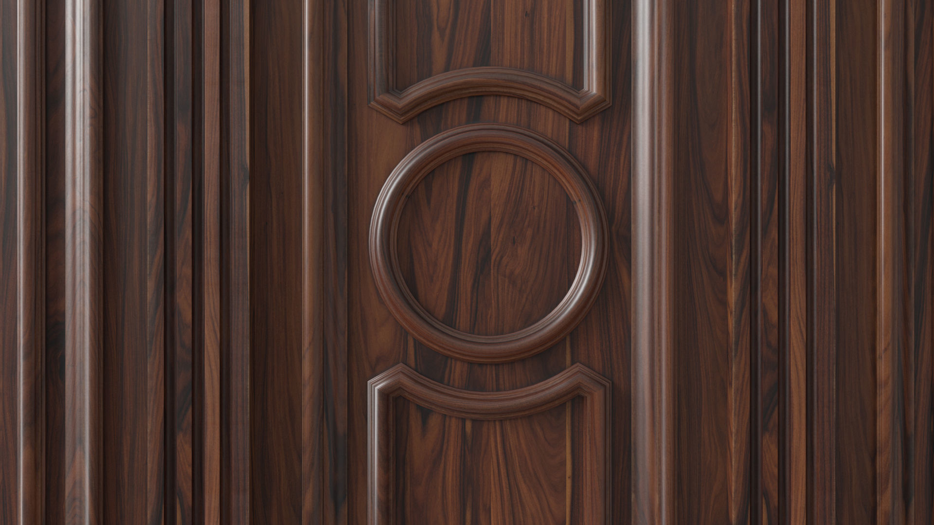 Wooden panel 03 07 3D model_6