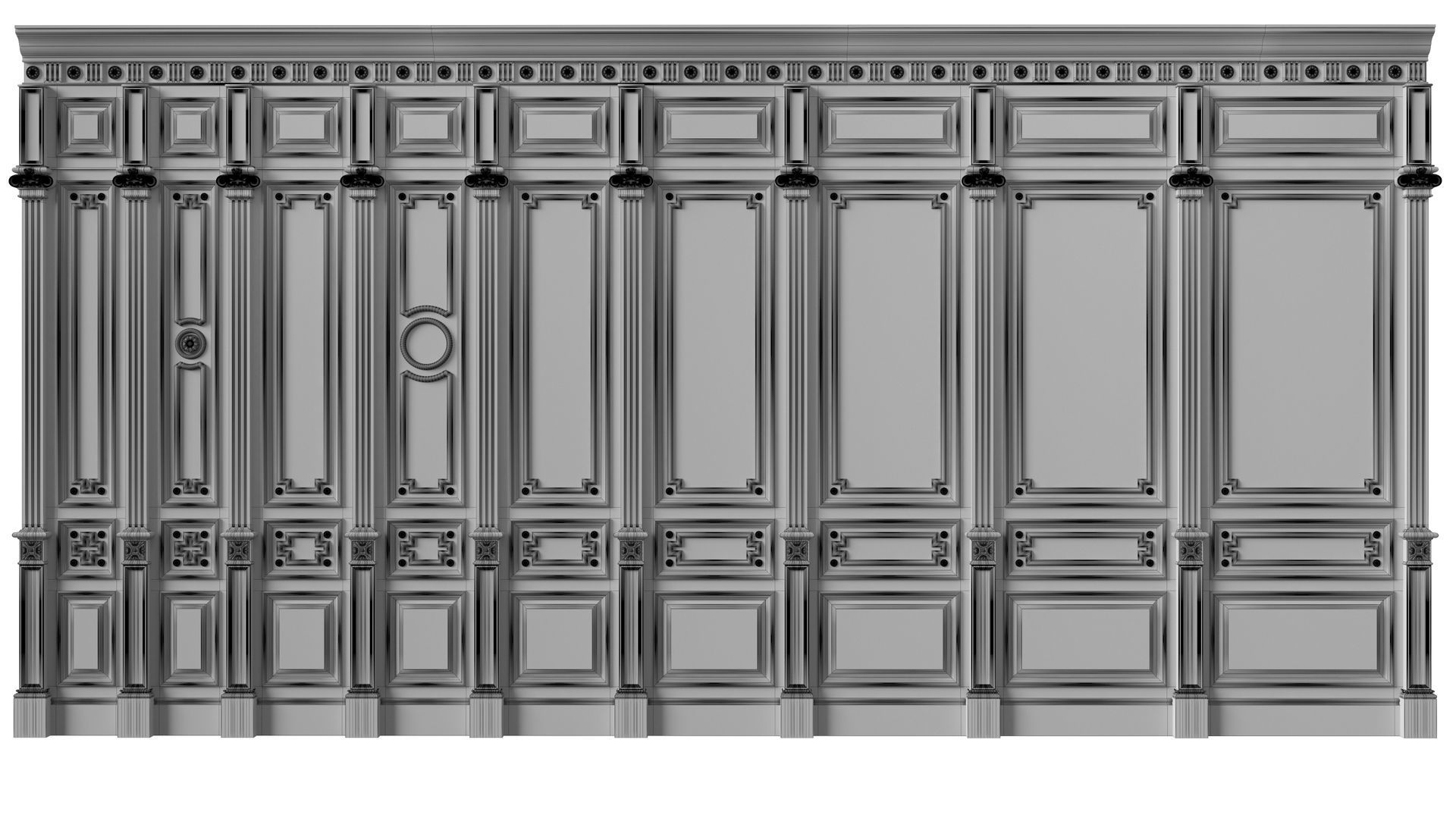 Wooden panel 03 07 3D model_39