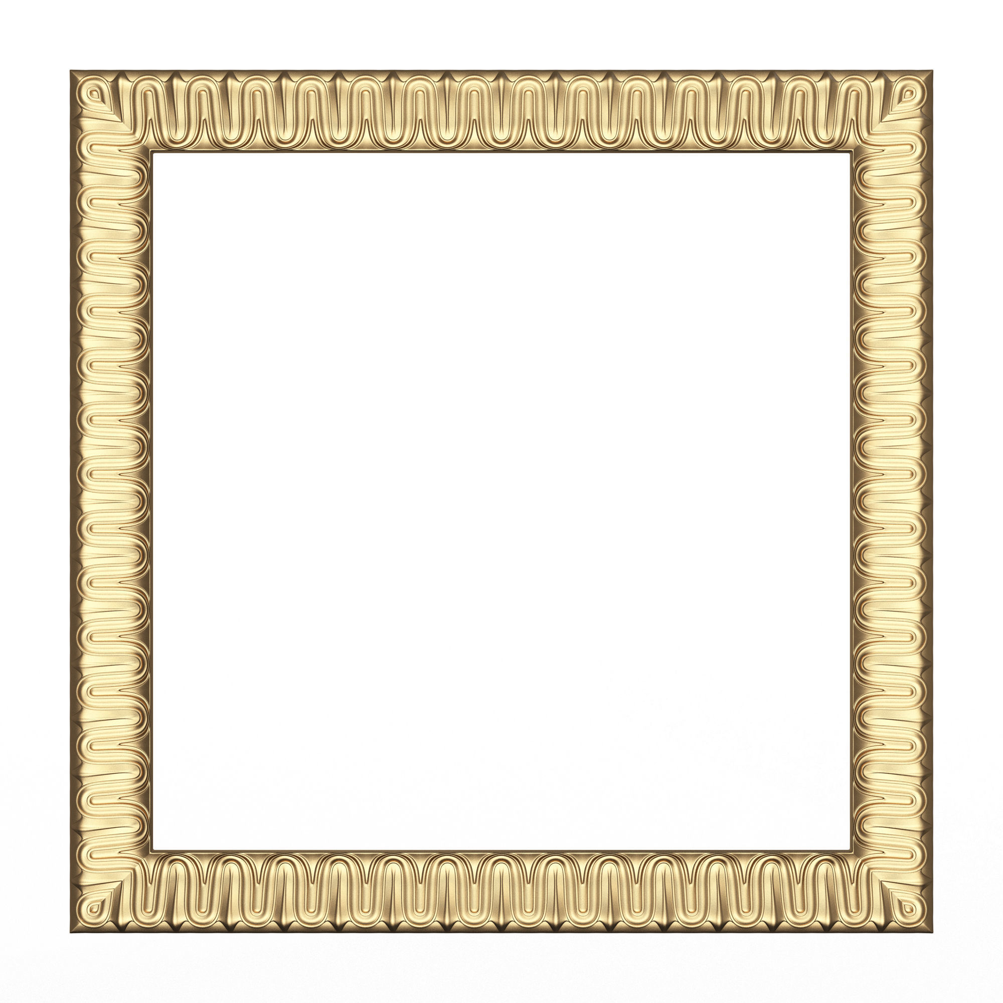 Classic Frame and Mirror Collection 02 Low-poly 3D model_17