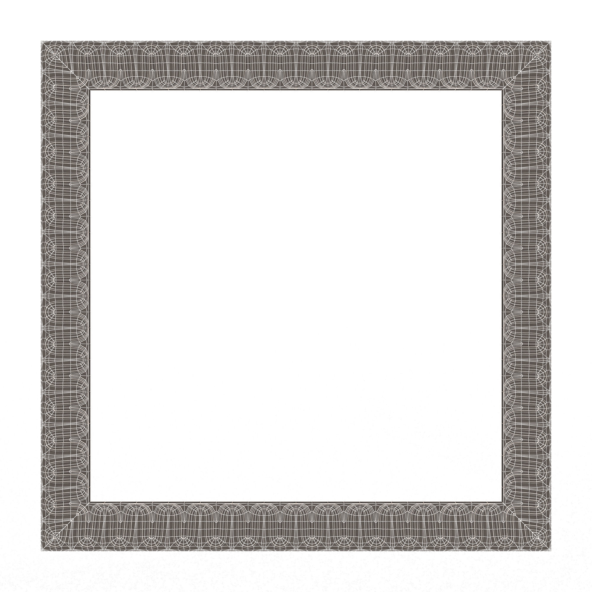 Classic Frame and Mirror Collection 02 Low-poly 3D model_49