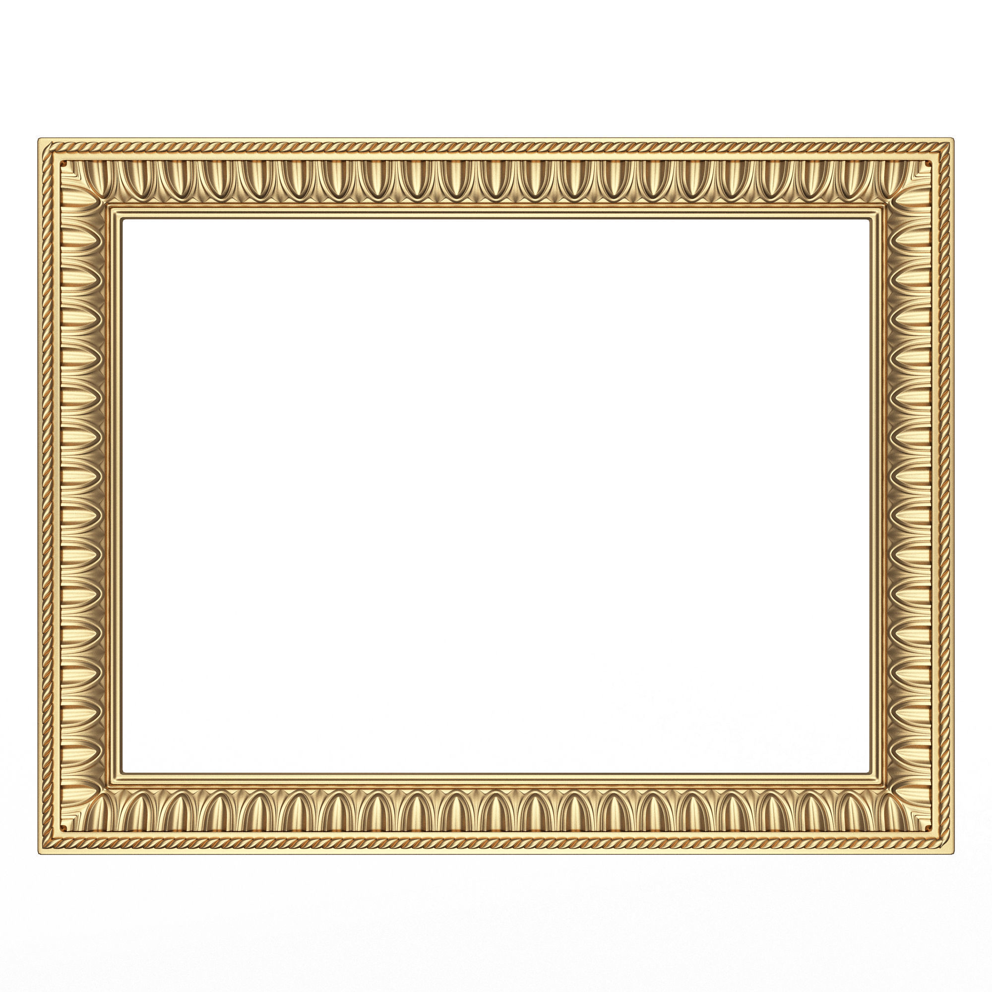 Classic Frame and Mirror Collection 02 Low-poly 3D model_29