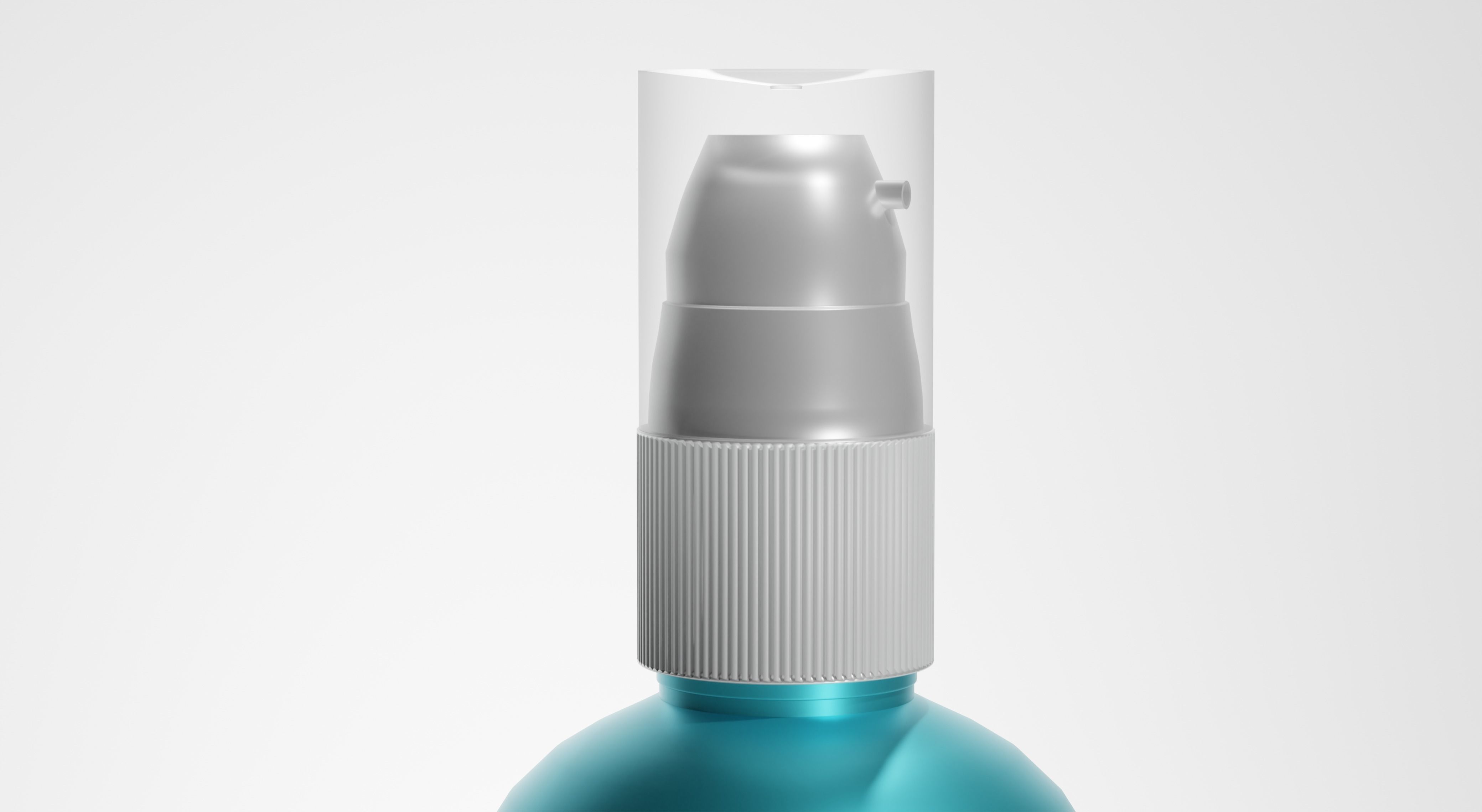 Shampoo or Conditioner bottle 3D model_1