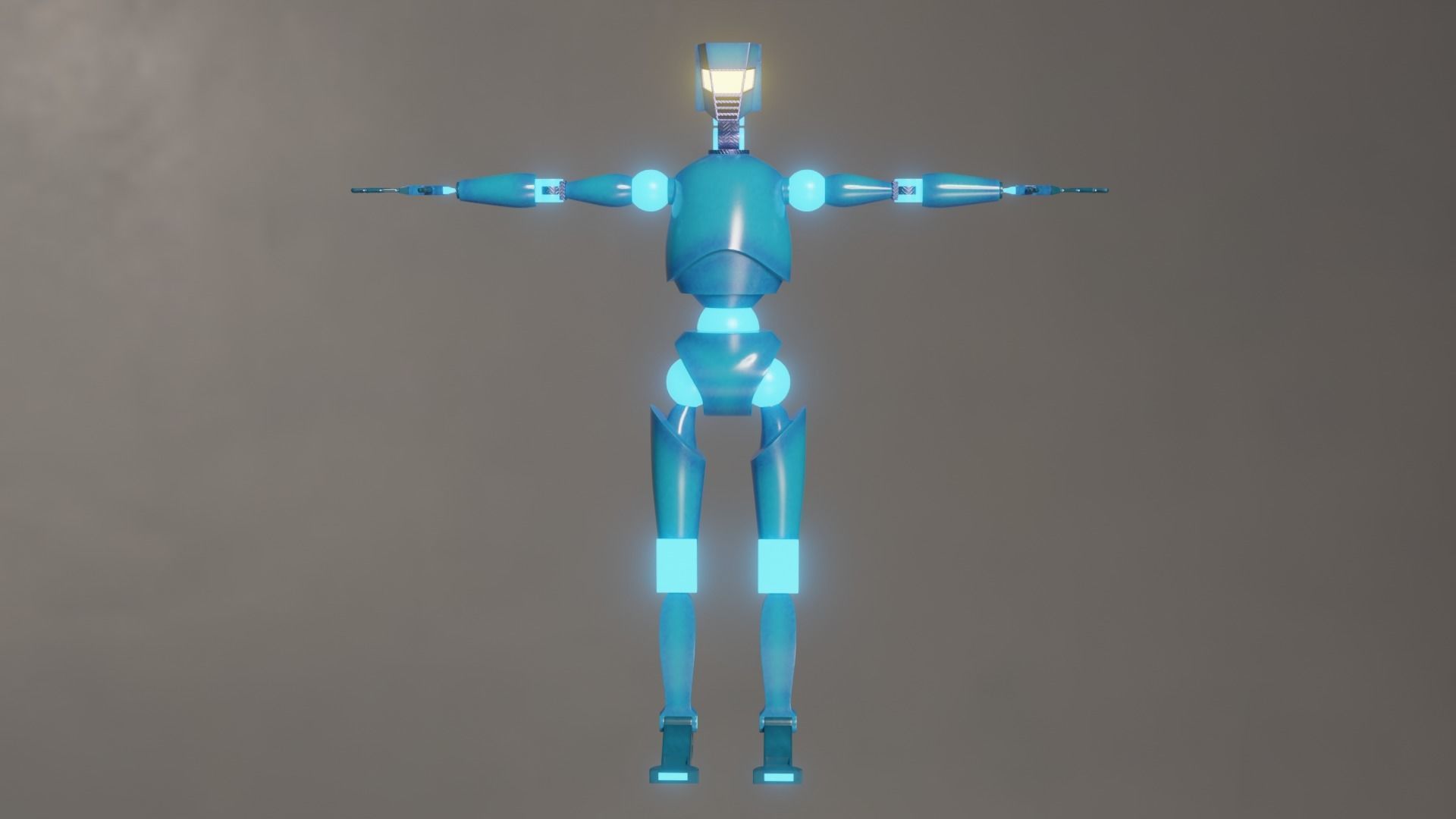 Humanoid Robot 3D model_2