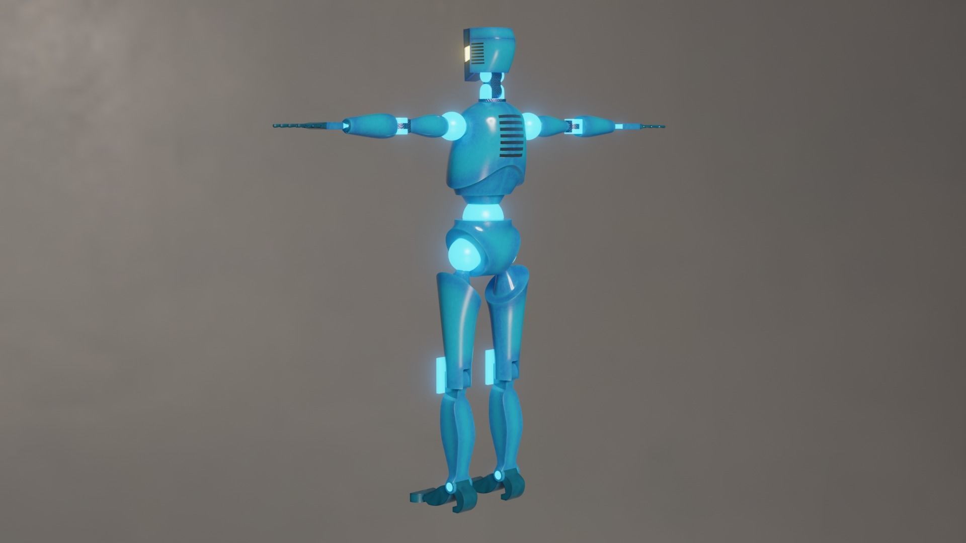 Humanoid Robot 3D model_11