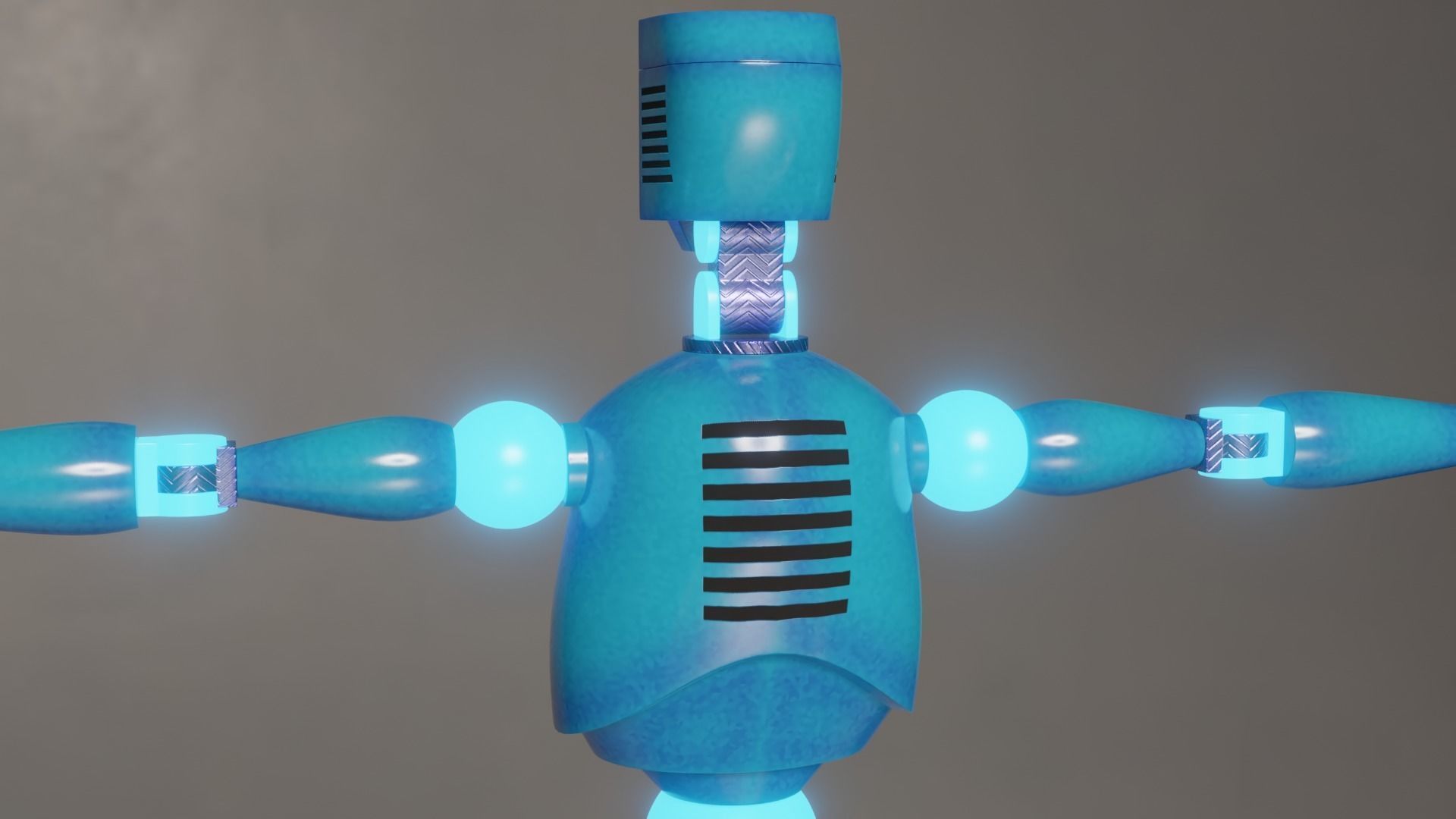 Humanoid Robot 3D model_4