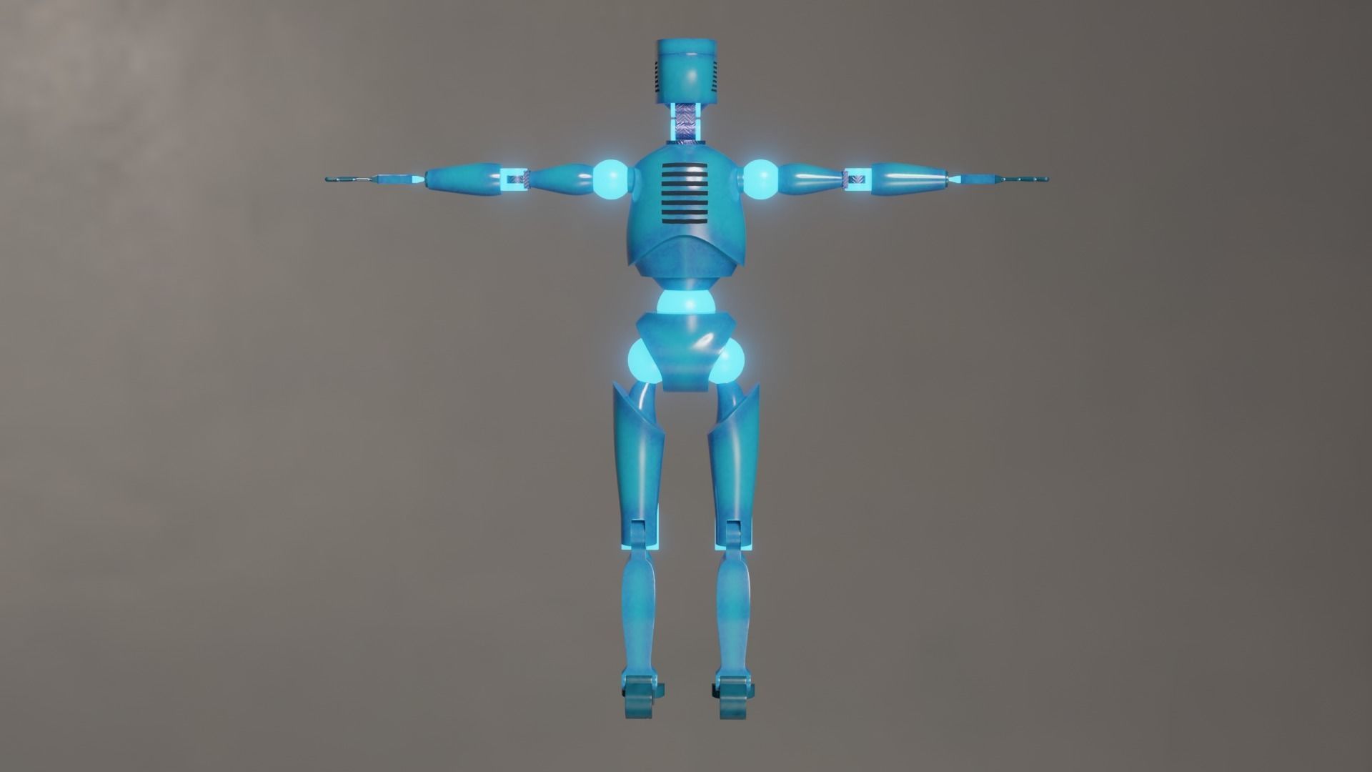 Humanoid Robot 3D model_12