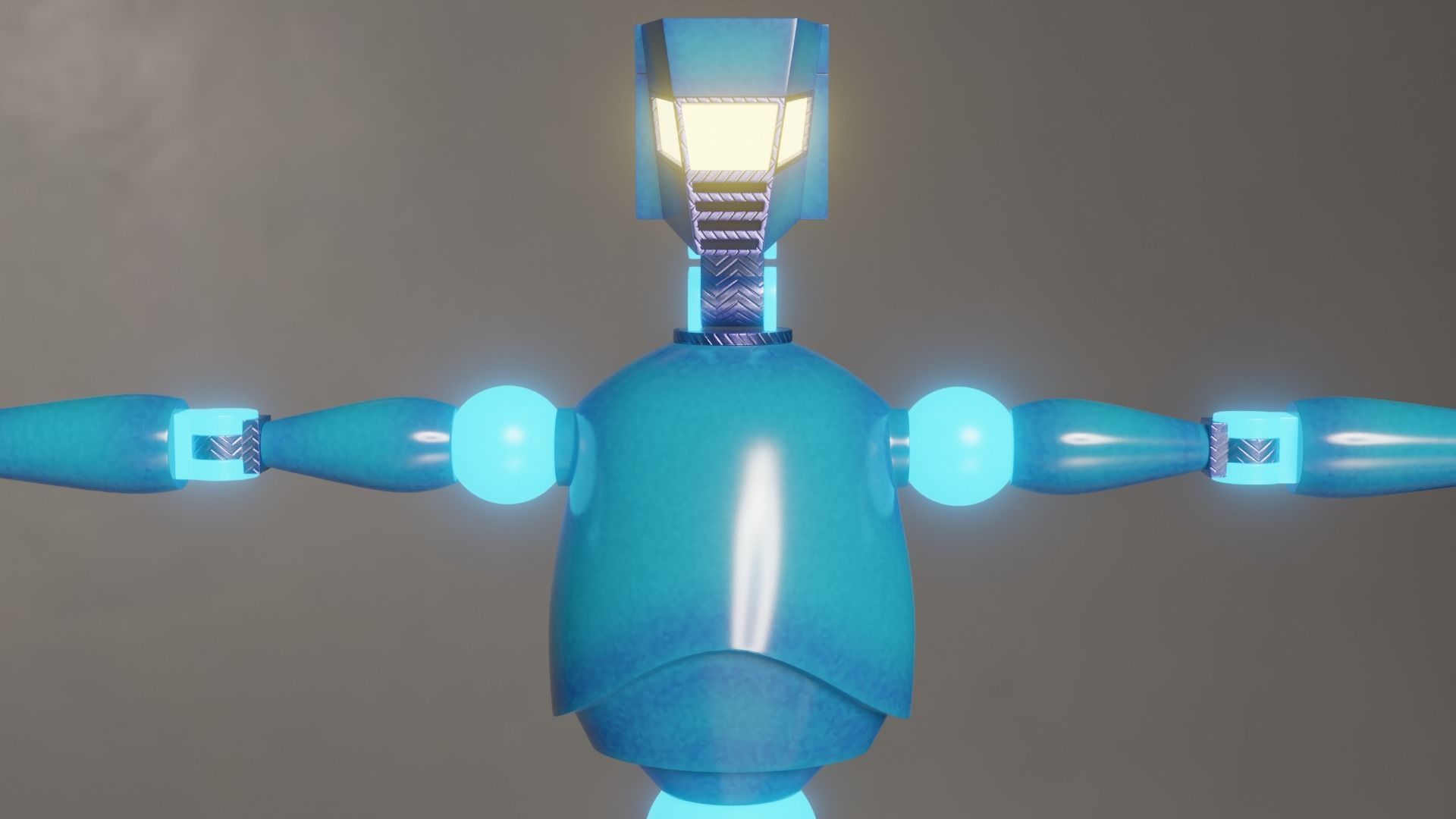 Humanoid Robot 3D model_16