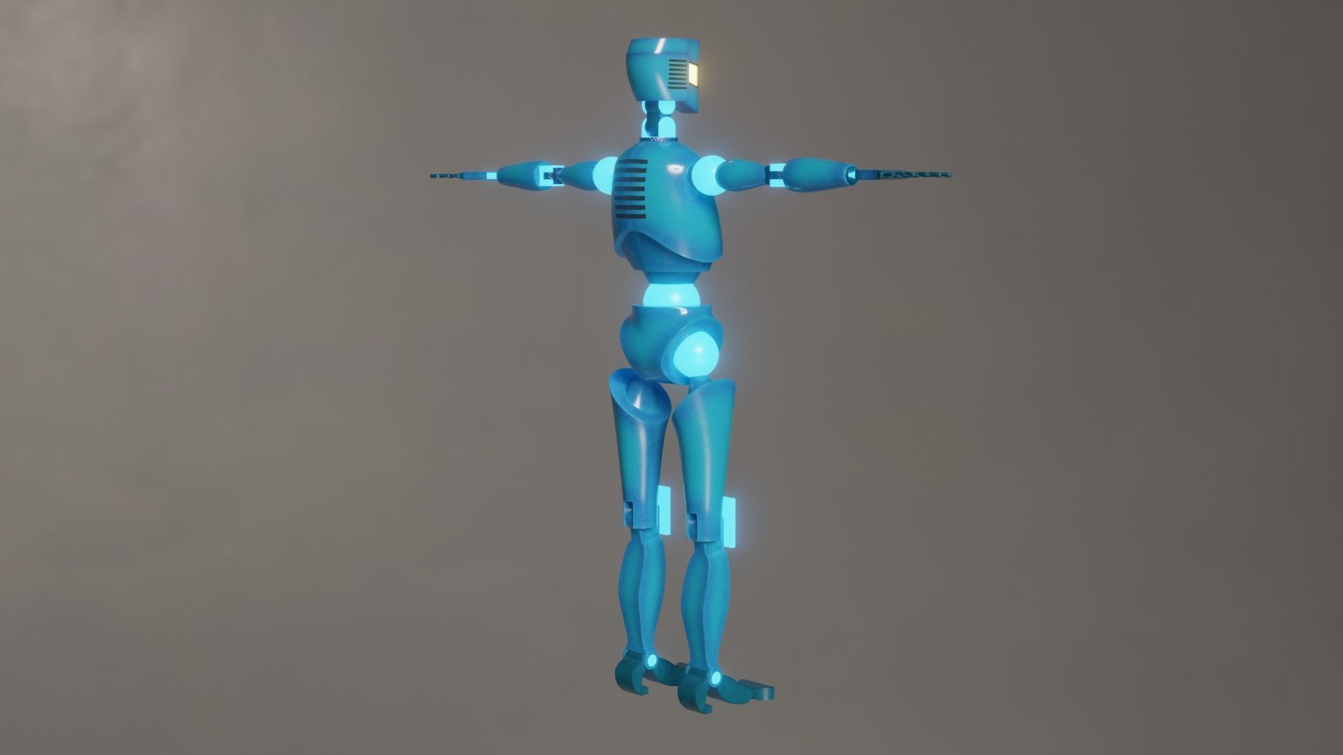 Humanoid Robot 3D model_13