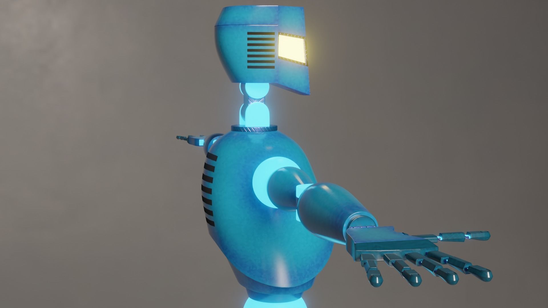 Humanoid Robot 3D model_5