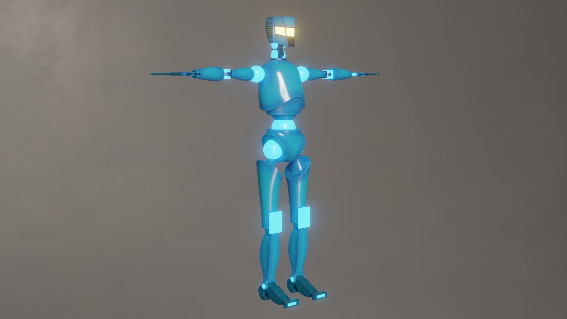 Humanoid Robot 3D model_15