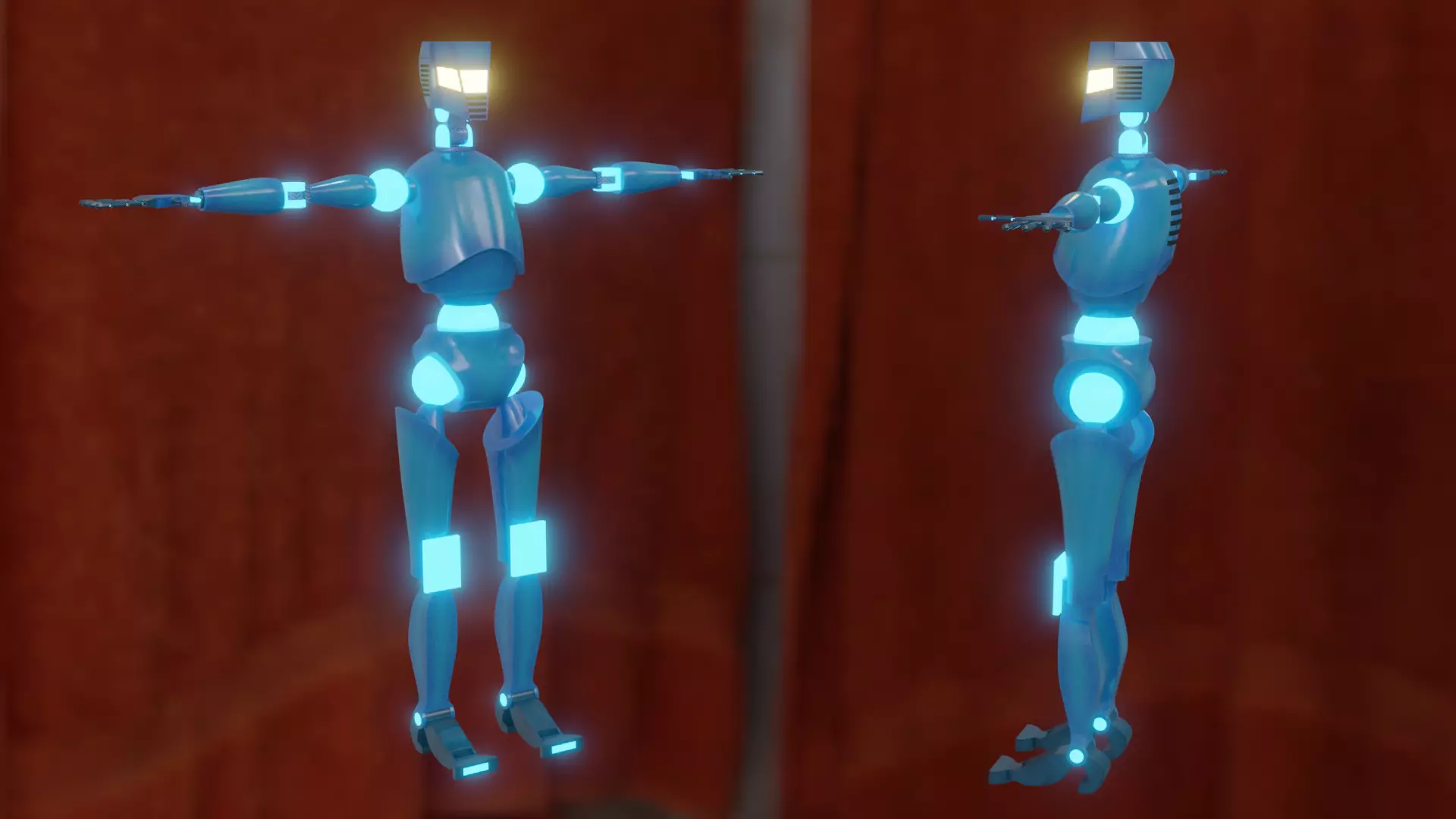 Humanoid Robot 3D model_0